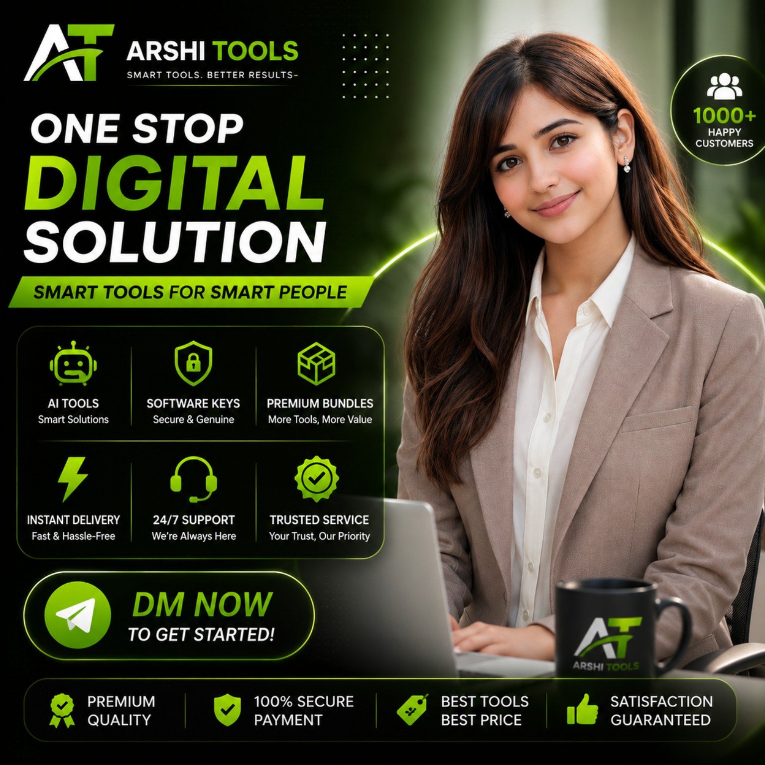 Arshi Tools — one-stop digital solution