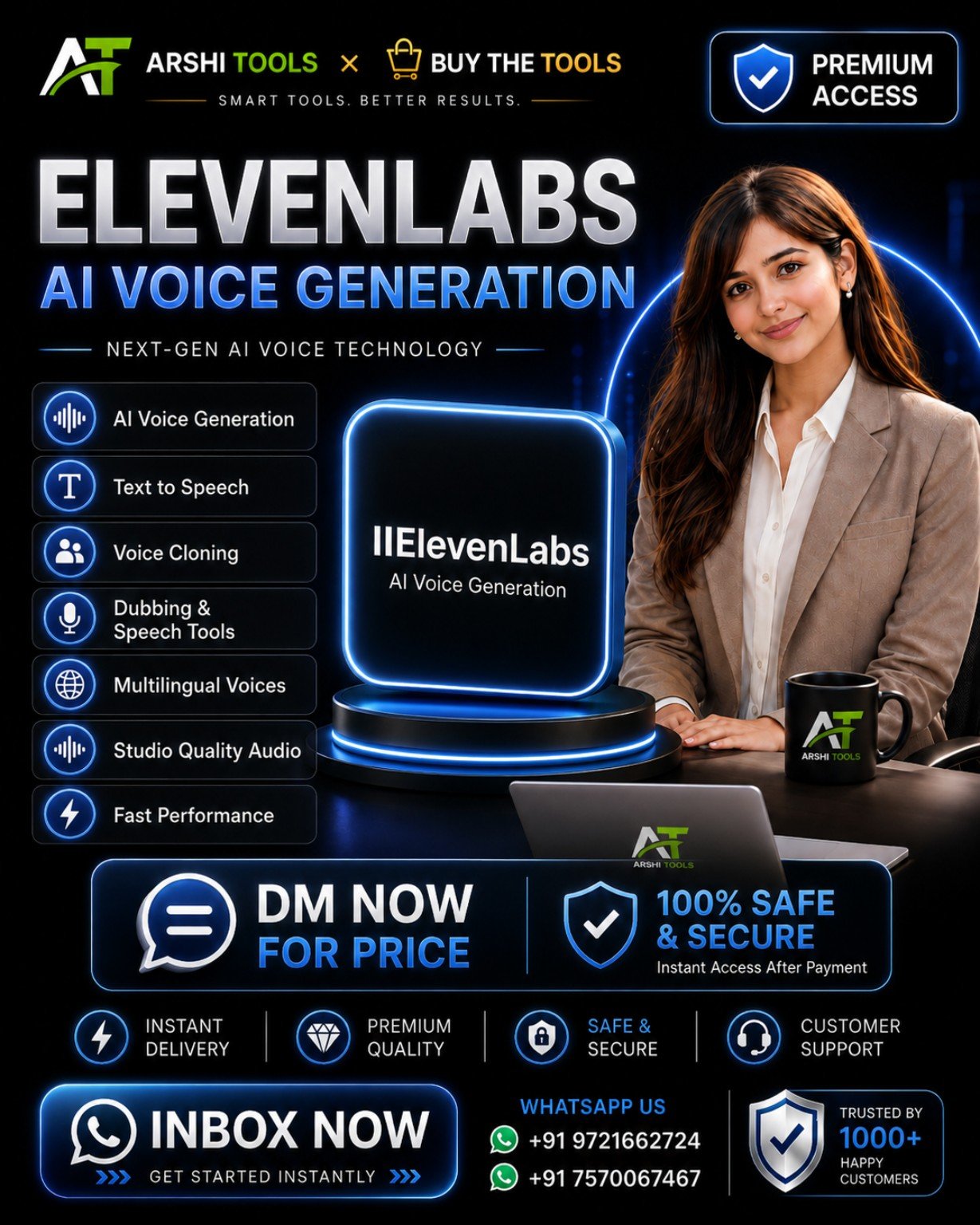 ElevenLabs Creator campaign creative