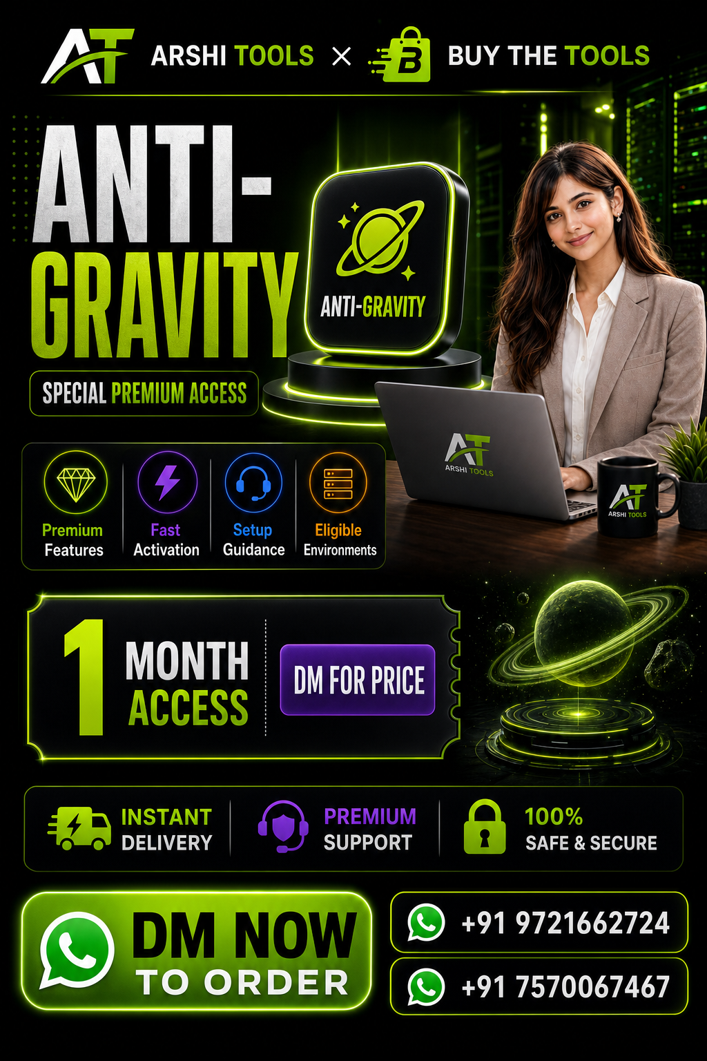 Anti-Gravity campaign poster