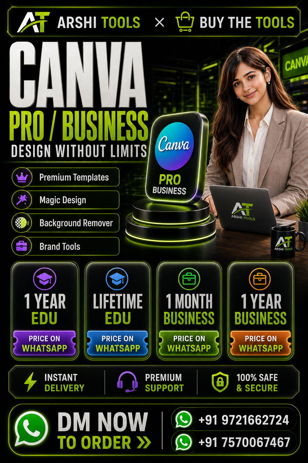 Canva Pro / Business campaign poster