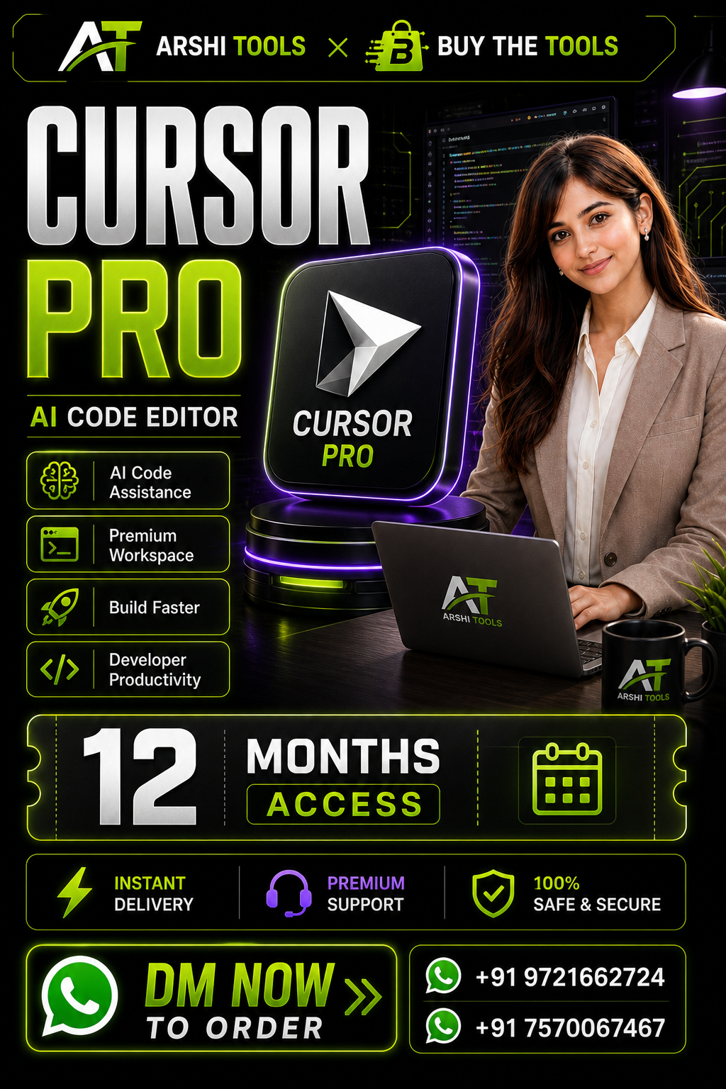 Cursor Pro campaign poster