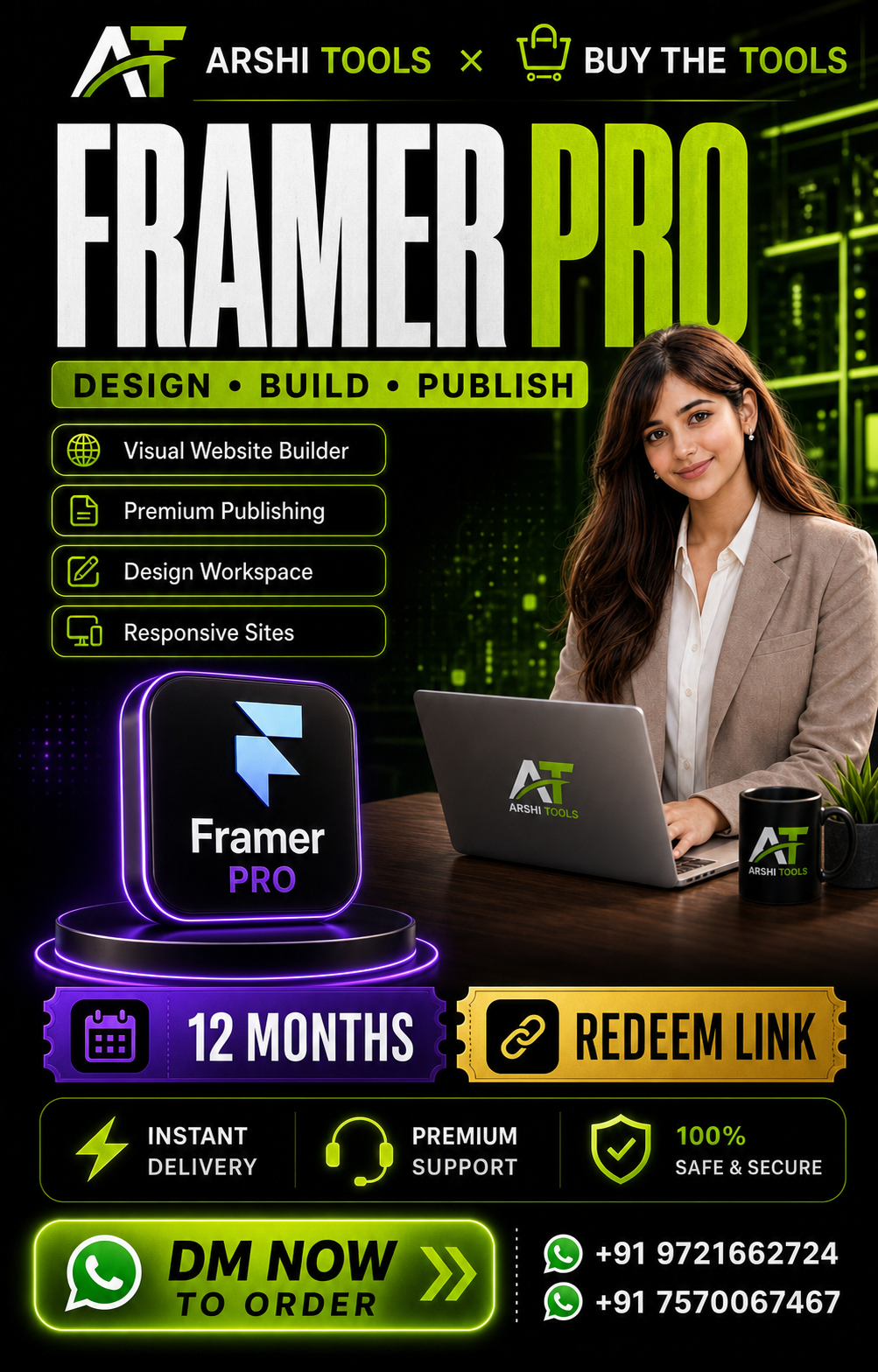 Framer Pro campaign poster