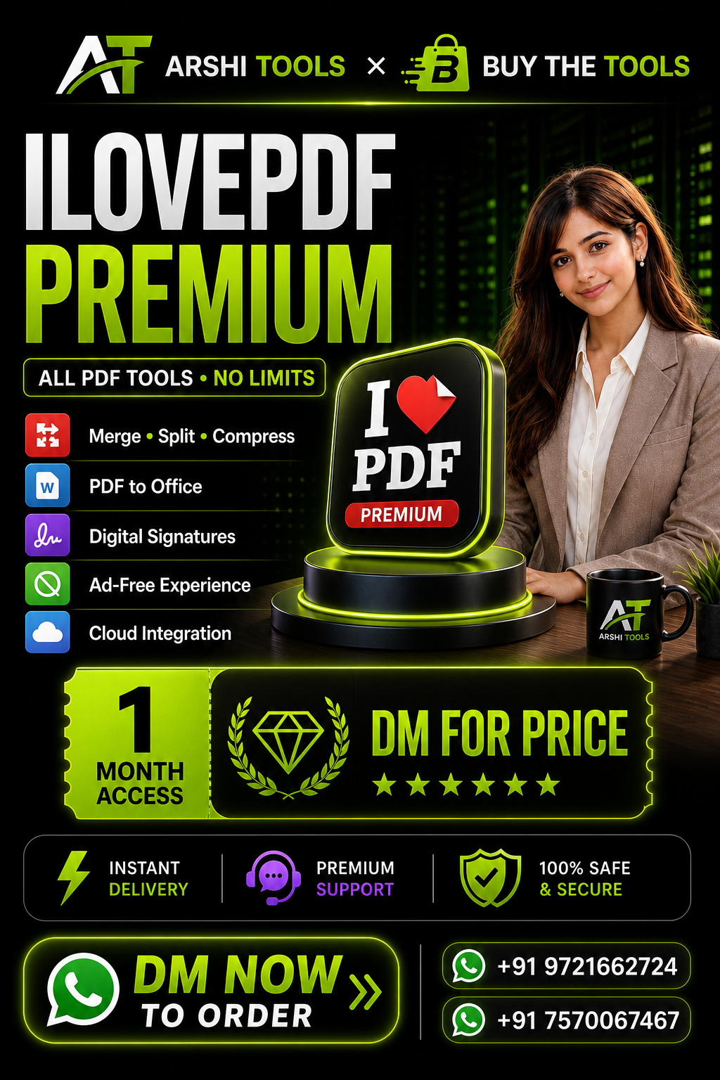 iLovePDF Premium campaign poster