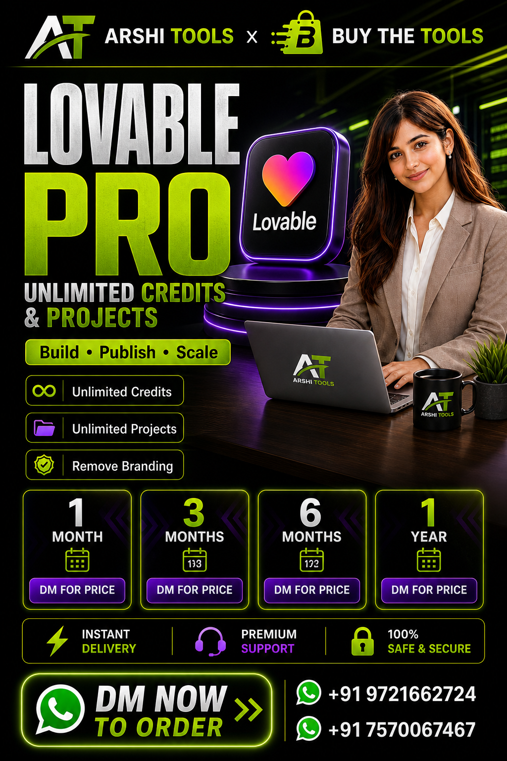Lovable Pro — Unlimited campaign poster