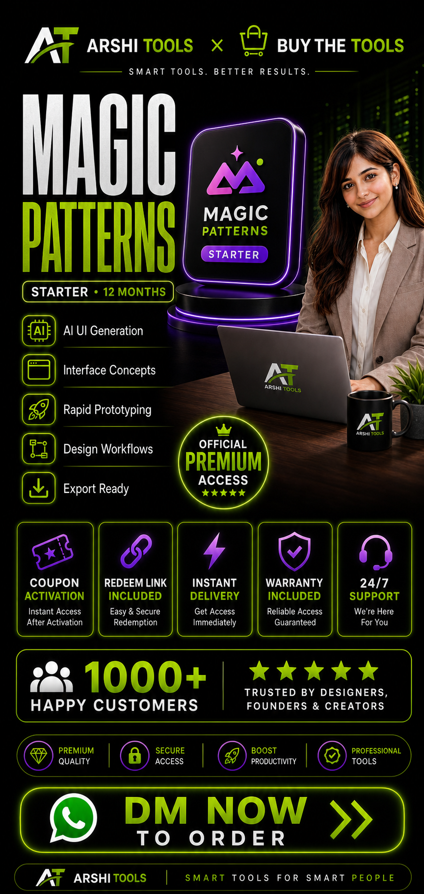 Magic Patterns Starter campaign poster