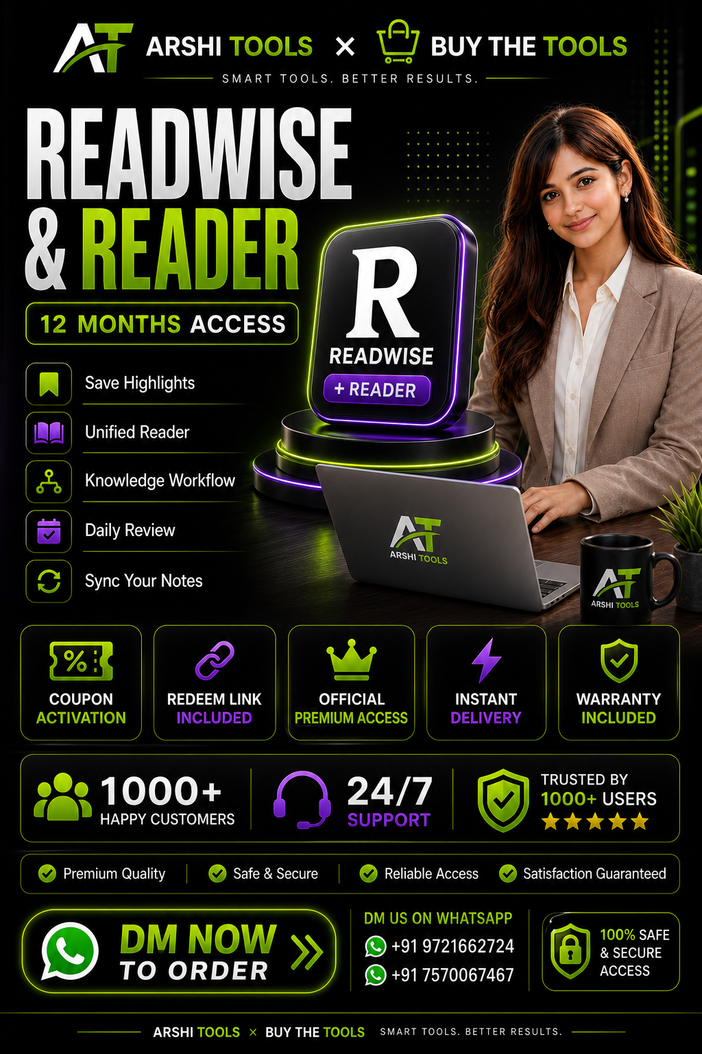Readwise + Reader campaign poster