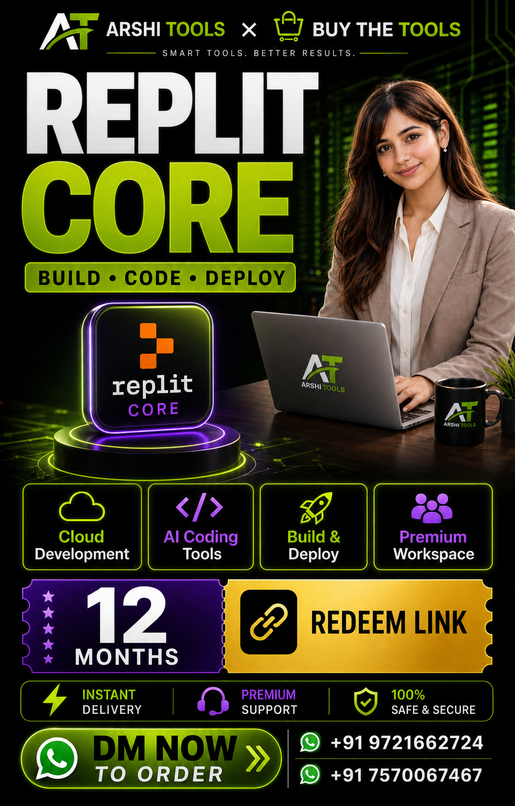 Replit Core campaign poster